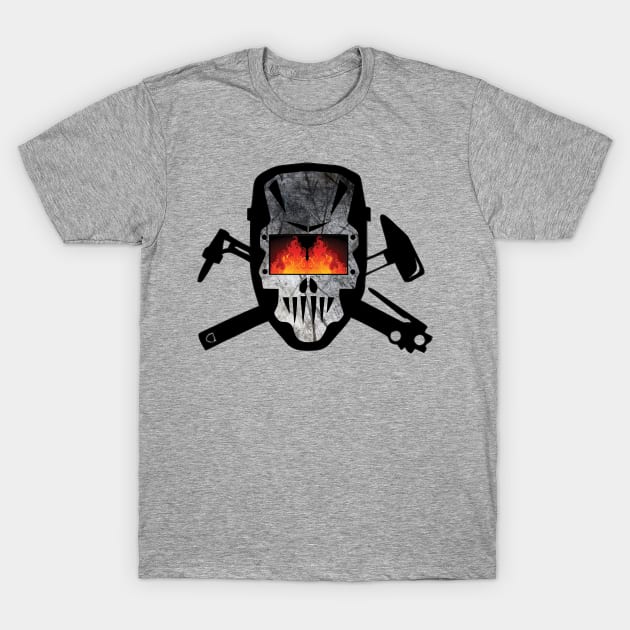 Weld and Cross Bones T-Shirt by CuteCoCustom